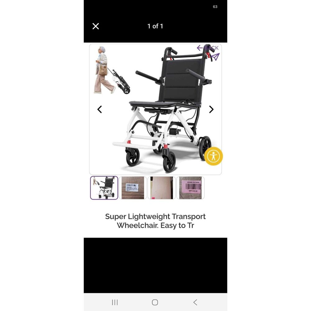 Light weight travel wheelchair